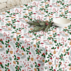 Merry Christmas stain-resistant tablecloth 59