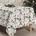 Merry Christmas stain-resistant tablecloth 59