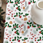 Merry Christmas stain-resistant tablecloth 59