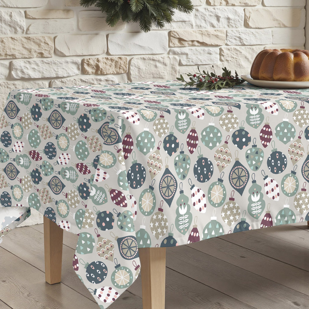 Merry Christmas 60 stain-resistant tablecloth