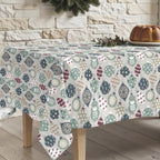 Merry Christmas 60 stain-resistant tablecloth