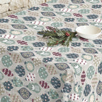 Merry Christmas 60 stain-resistant tablecloth