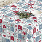 Merry Christmas stain-resistant tablecloth 62