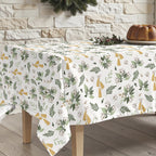 Merry Christmas 64 stain-resistant tablecloth