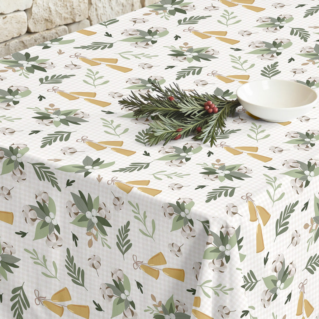 Merry Christmas 64 stain-resistant tablecloth