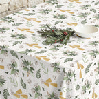 Merry Christmas 64 stain-resistant tablecloth