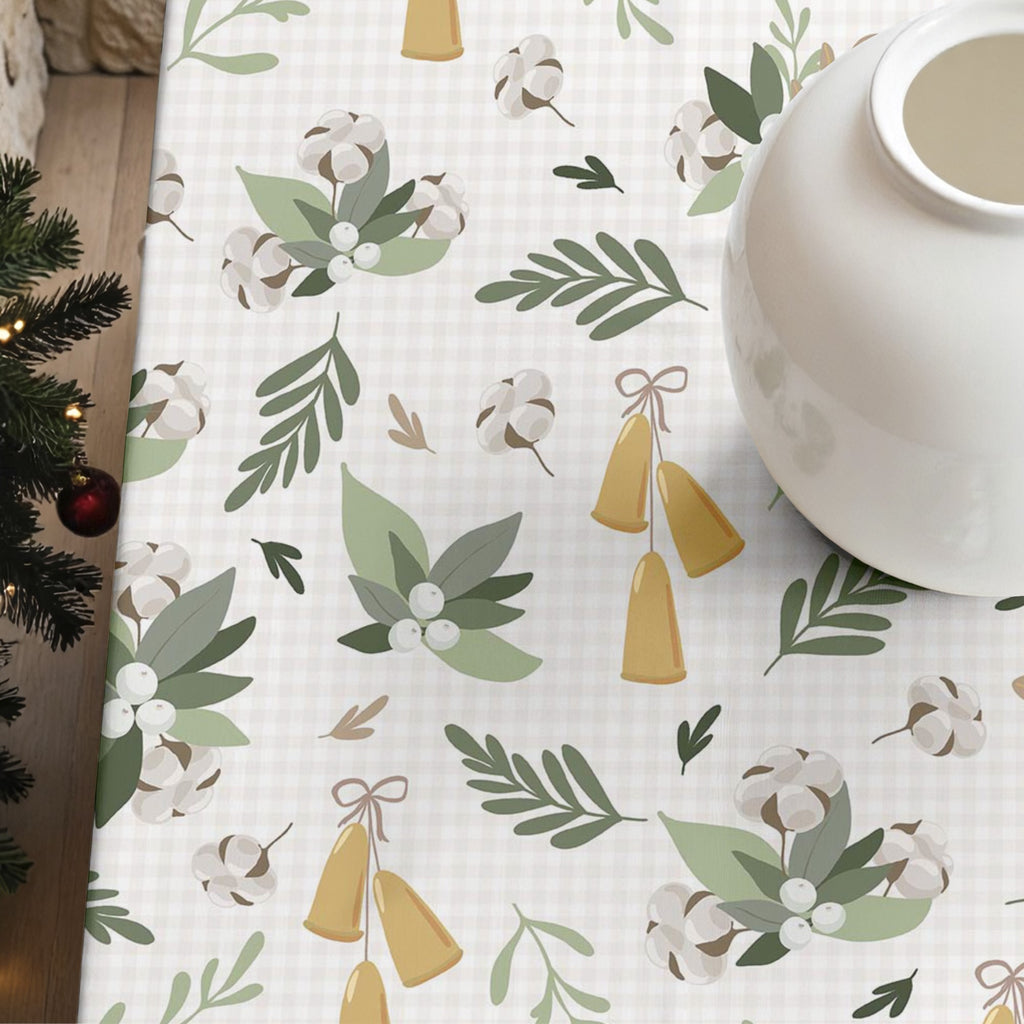Merry Christmas 64 stain-resistant tablecloth