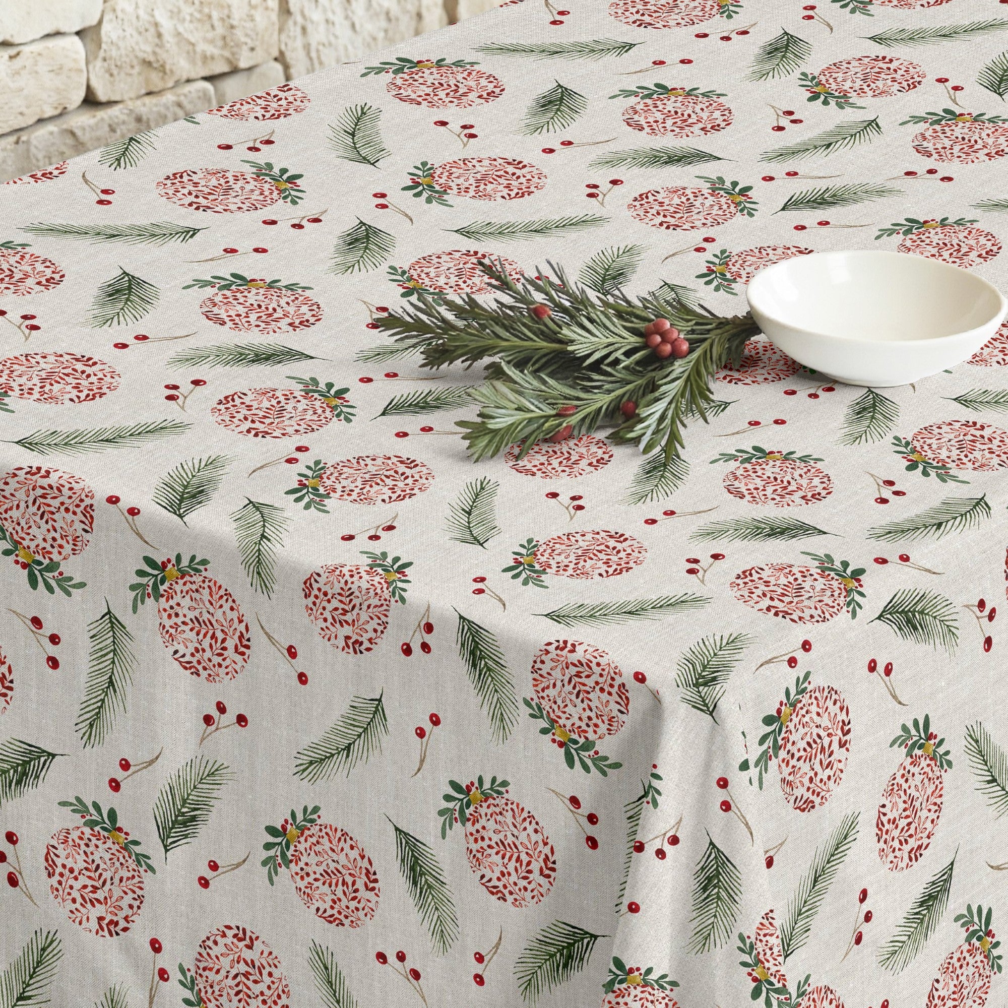 Nappe antitache Joyeux Noël 67