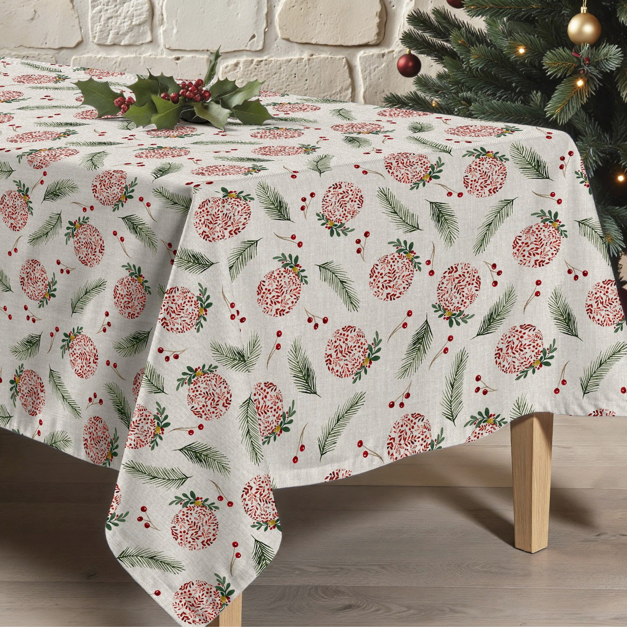 Nappe antitache Joyeux Noël 67