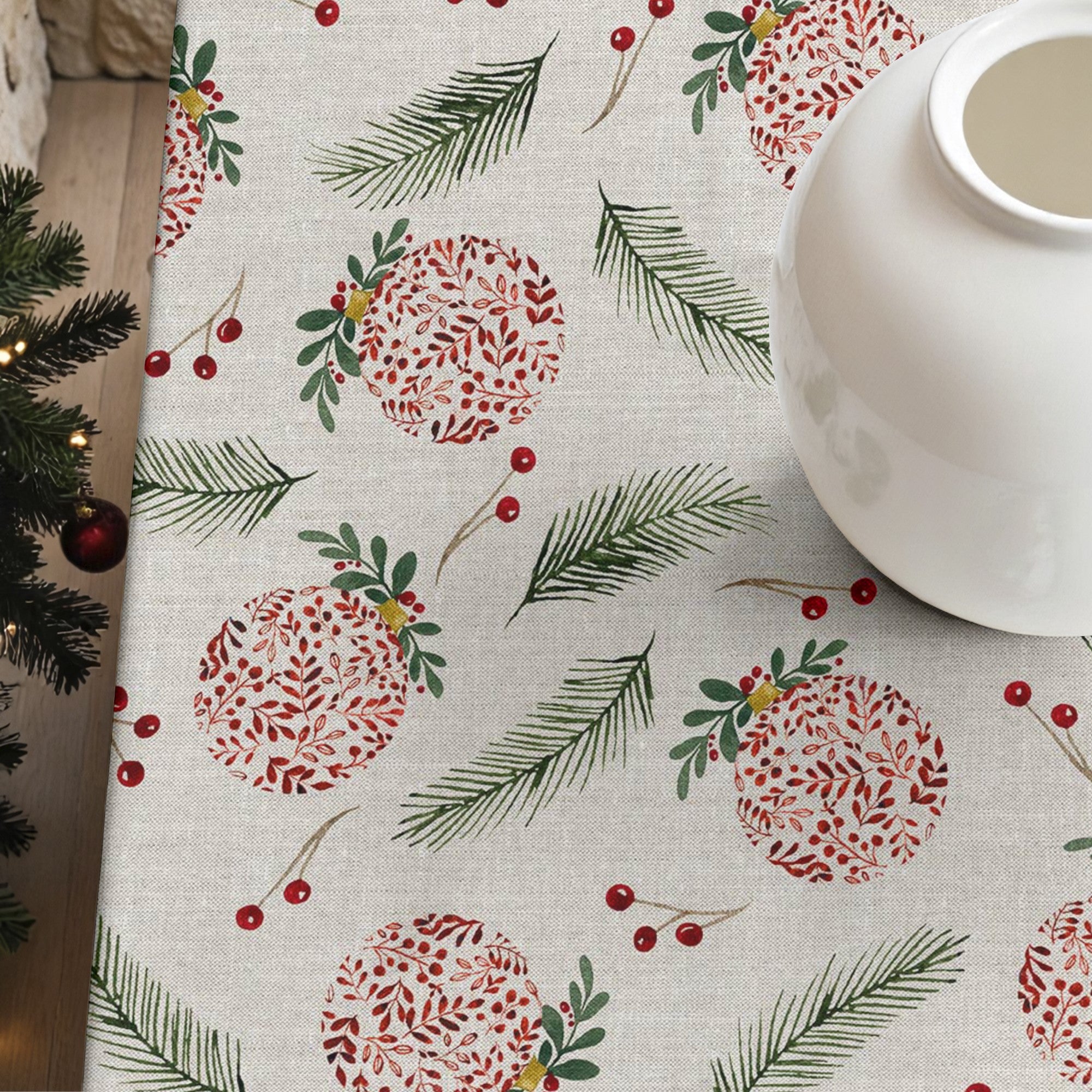 Nappe antitache Joyeux Noël 67