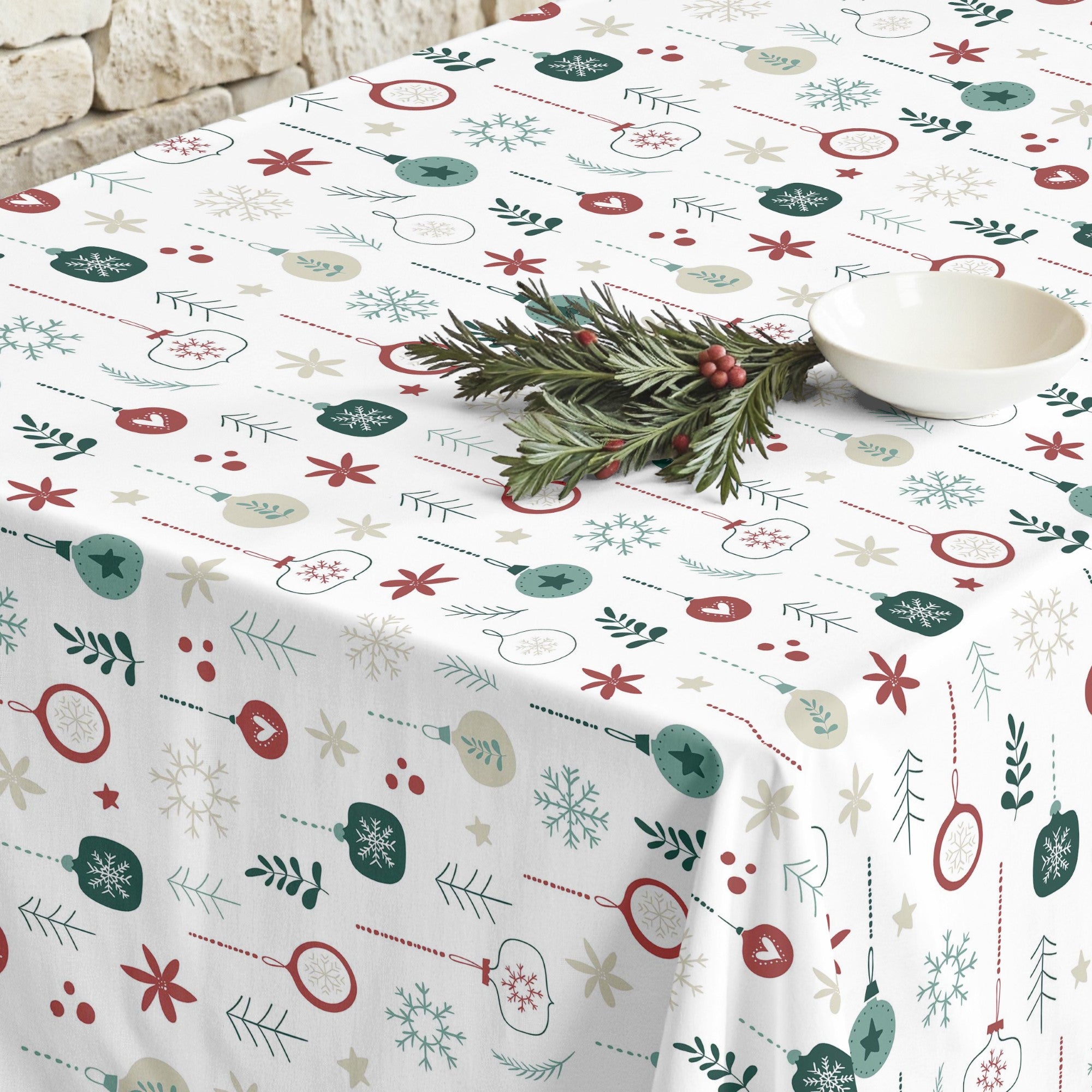 Nappe antitache Joyeux Noël 73