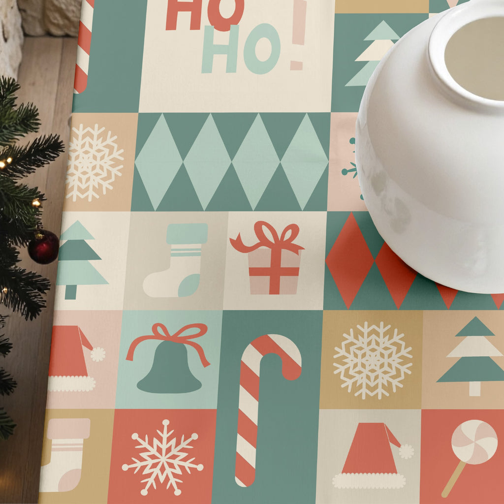 Nappe antitache Joyeux Noël 74