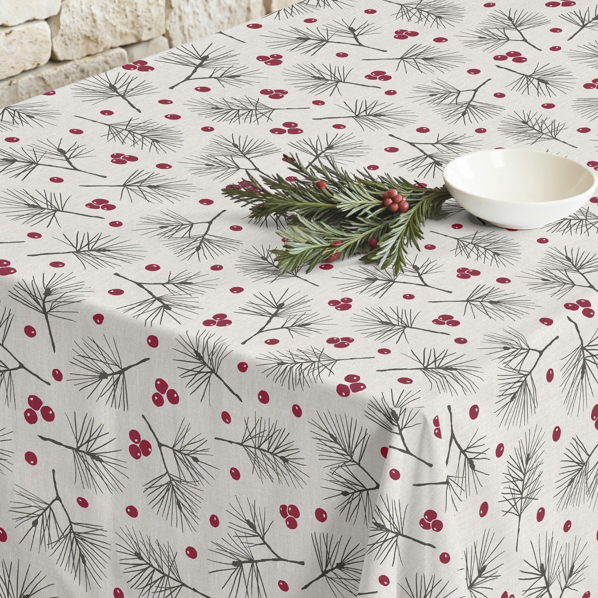 Nappe antitache Joyeux Noël 77