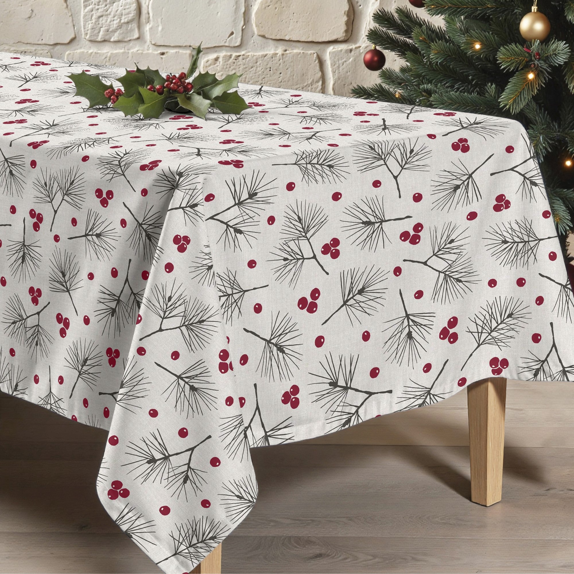 Nappe antitache Joyeux Noël 77