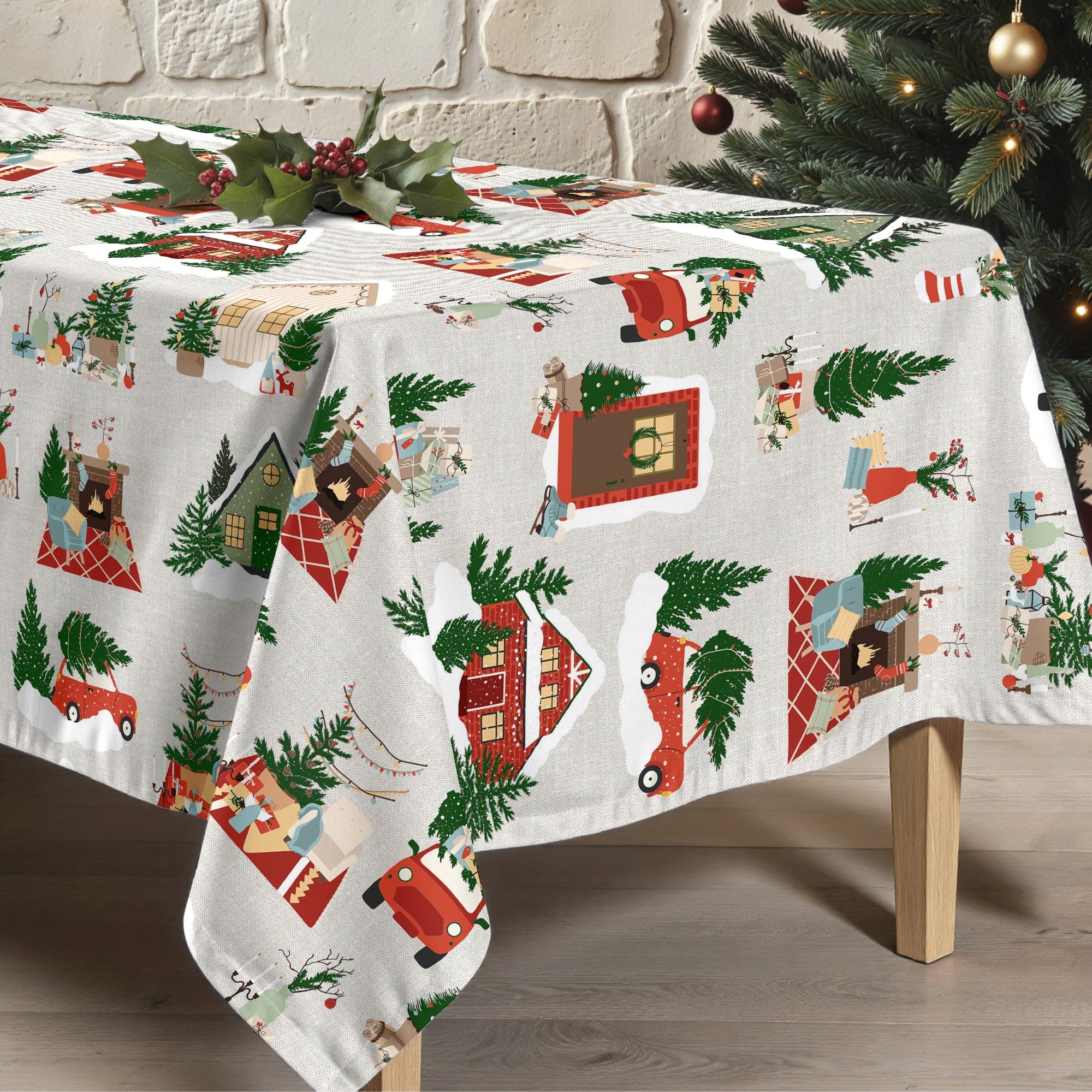 Nappe antitache Joyeux Noël 78