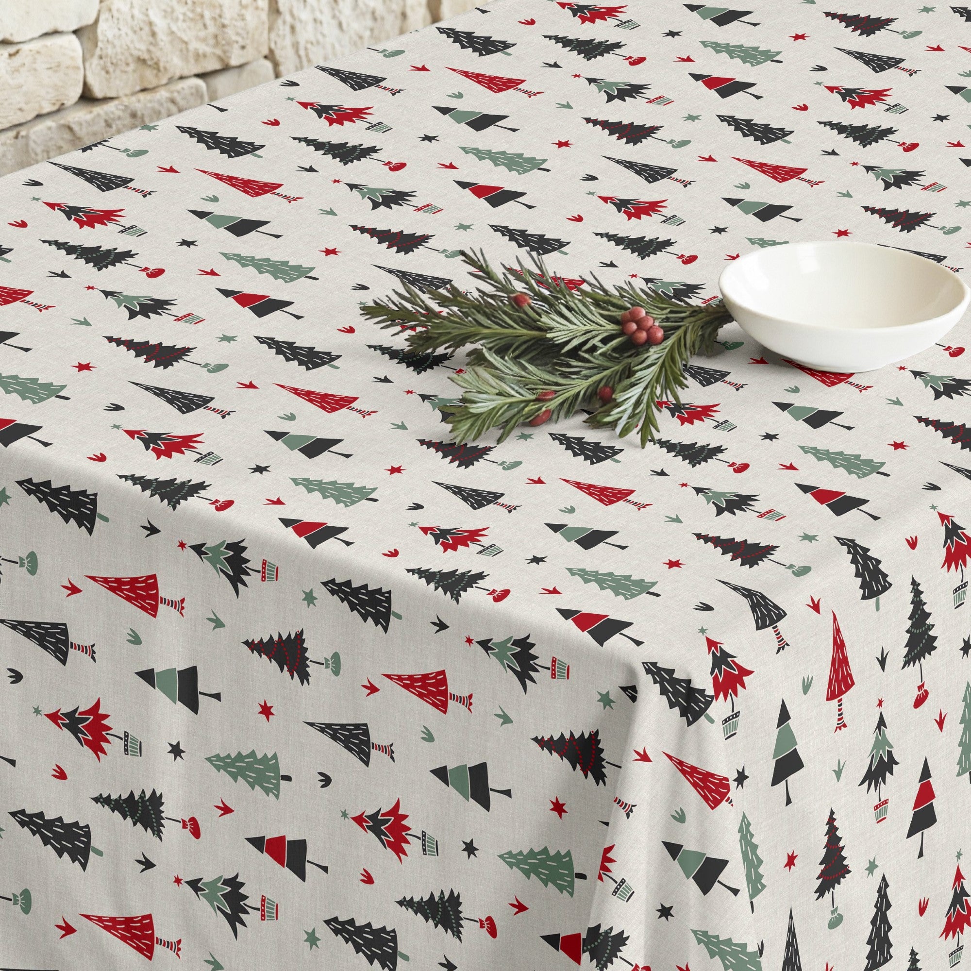 Nappe antitache Joyeux Noël 82