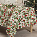 Mantel antimanchas Navidad Hojas