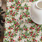 Mantel antimanchas Navidad Hojas