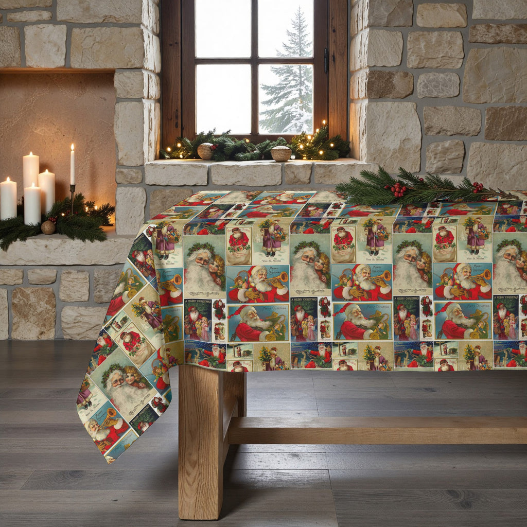 Mantel antimanchas Navidad Vintage 5