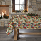 Mantel antimanchas Navidad Vintage 5