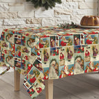 Mantel antimanchas Navidad Vintage 5