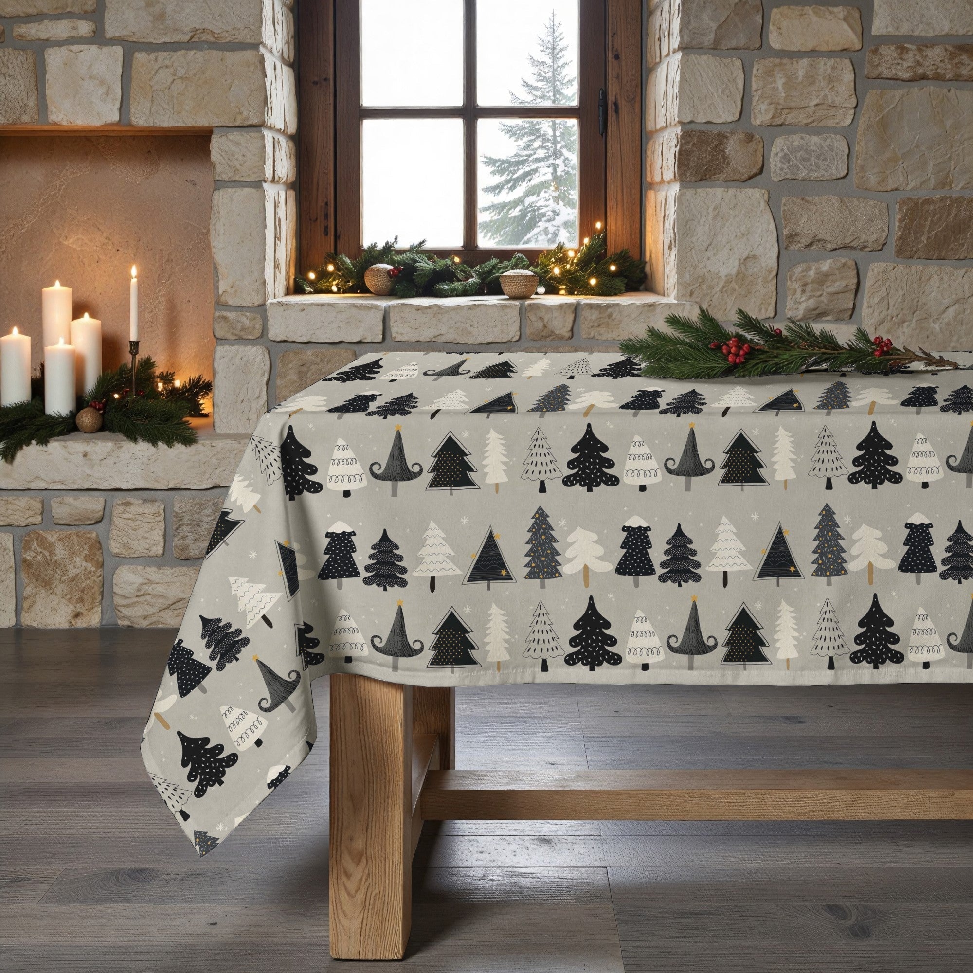 Mantel antimanchas Noel 4