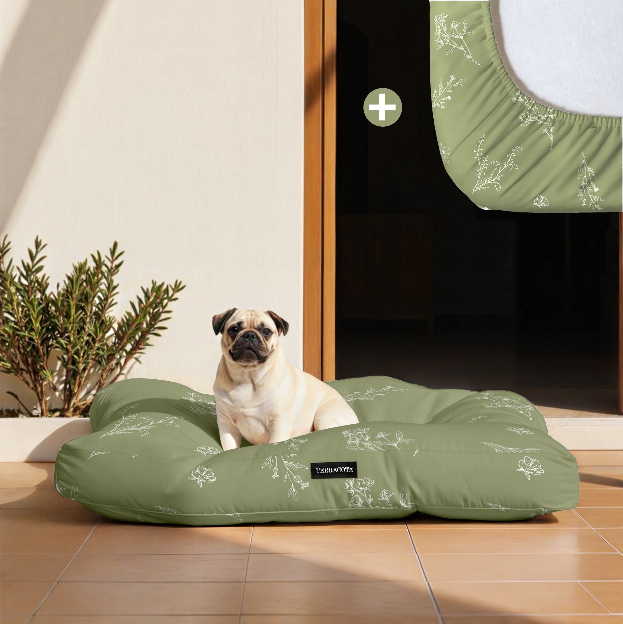 Pack cama para mascota + Protector antimanchas ORBA