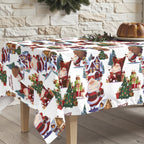 Mantel antimanchas Papa Noel