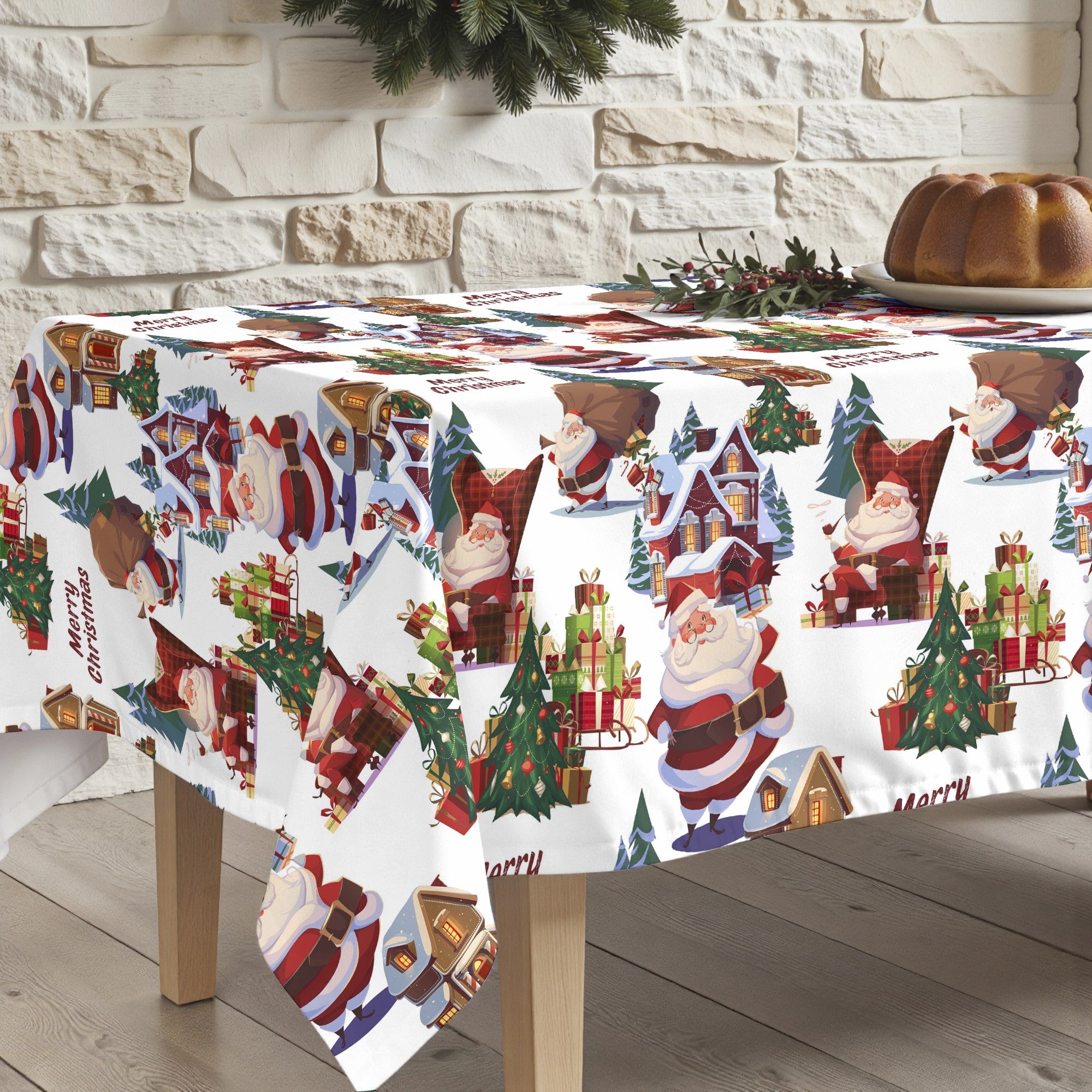 Nappe antitache Père Noël