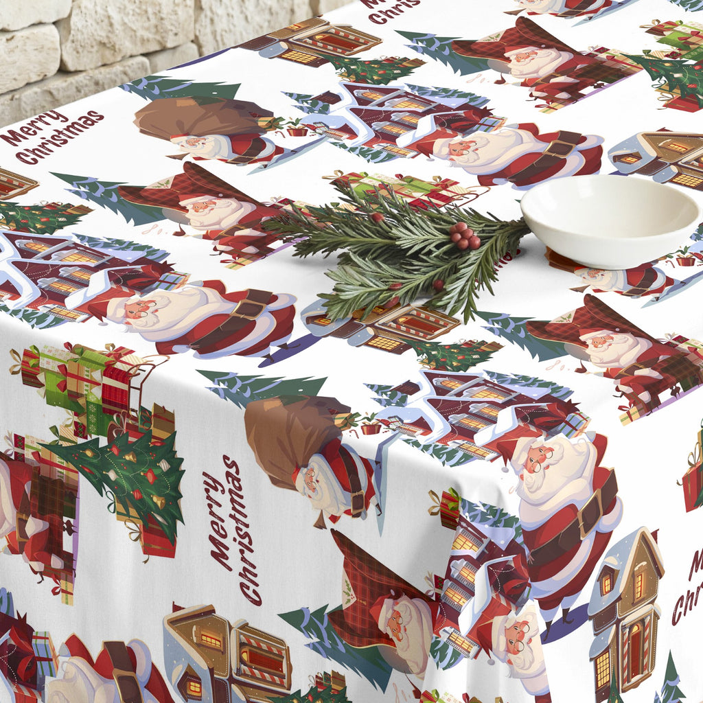 Mantel antimanchas Papa Noel