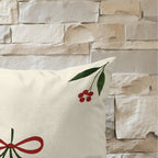 Funda de cojín 100% algodón Ramillete Muerdago A 50x50 cm