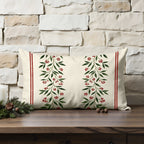 Funda de cojín 100% algodón Ramillete Muerdago C 30x50 cm