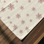 Mantel individual antimanchas pack 2 unidades Red Snowflake