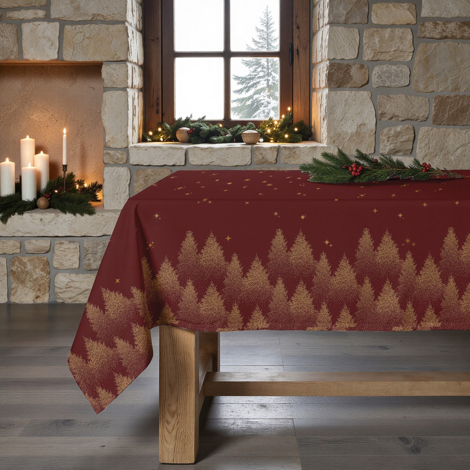 Mantel antimanchas Red stalit sky 1225