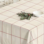 Mantel antimanchas Red windowpana 1225