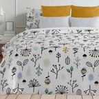 Funda nórdica con botones 100% algodón Santorini Mint