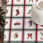 Nappe antitache Noël écossais 1