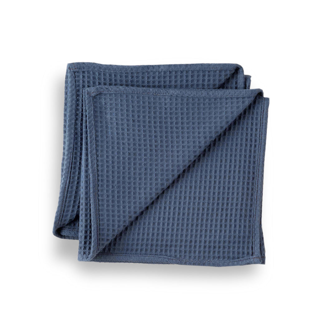 Pack of 2 Waffle Blue Majolica napkins 45x45 cm
