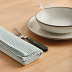 Pack of 2 Waffle Mint napkins 45x45 cm