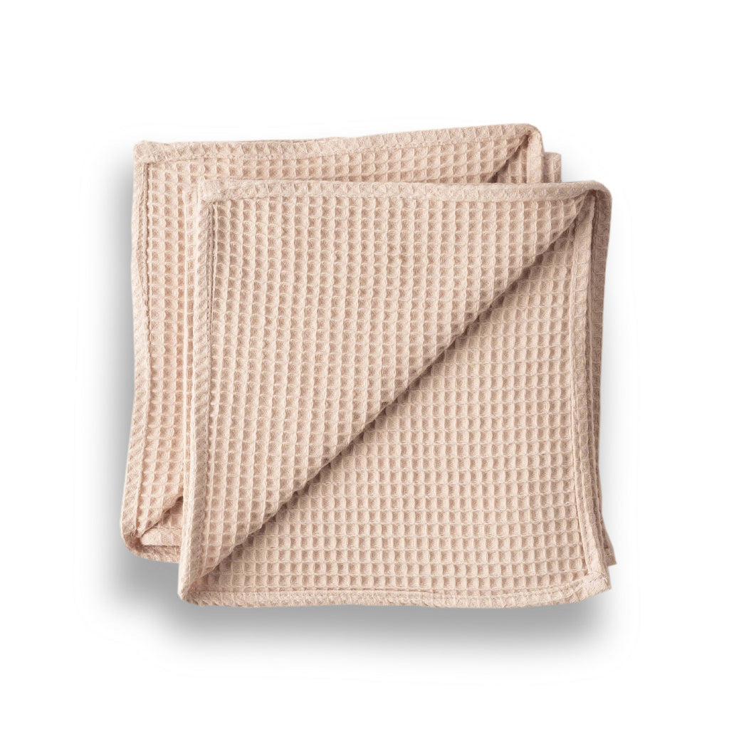 Pack of 2 Waffle Pink napkins 45x45 cm