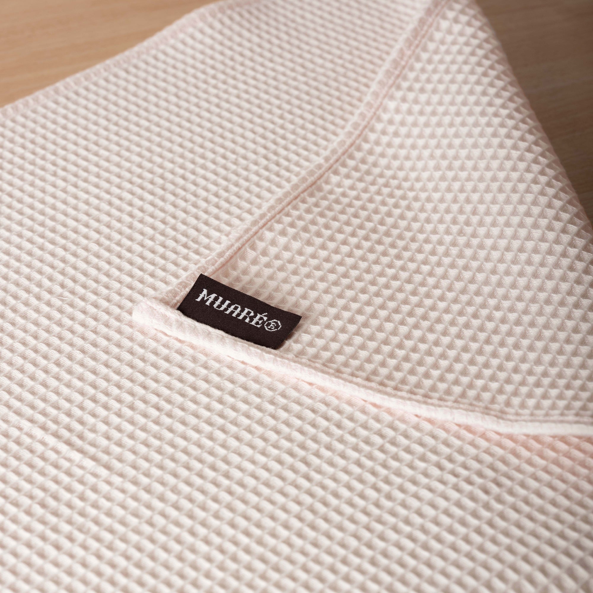 Pack of 2 Waffle Napkins Pink Sauce 45x45 cm