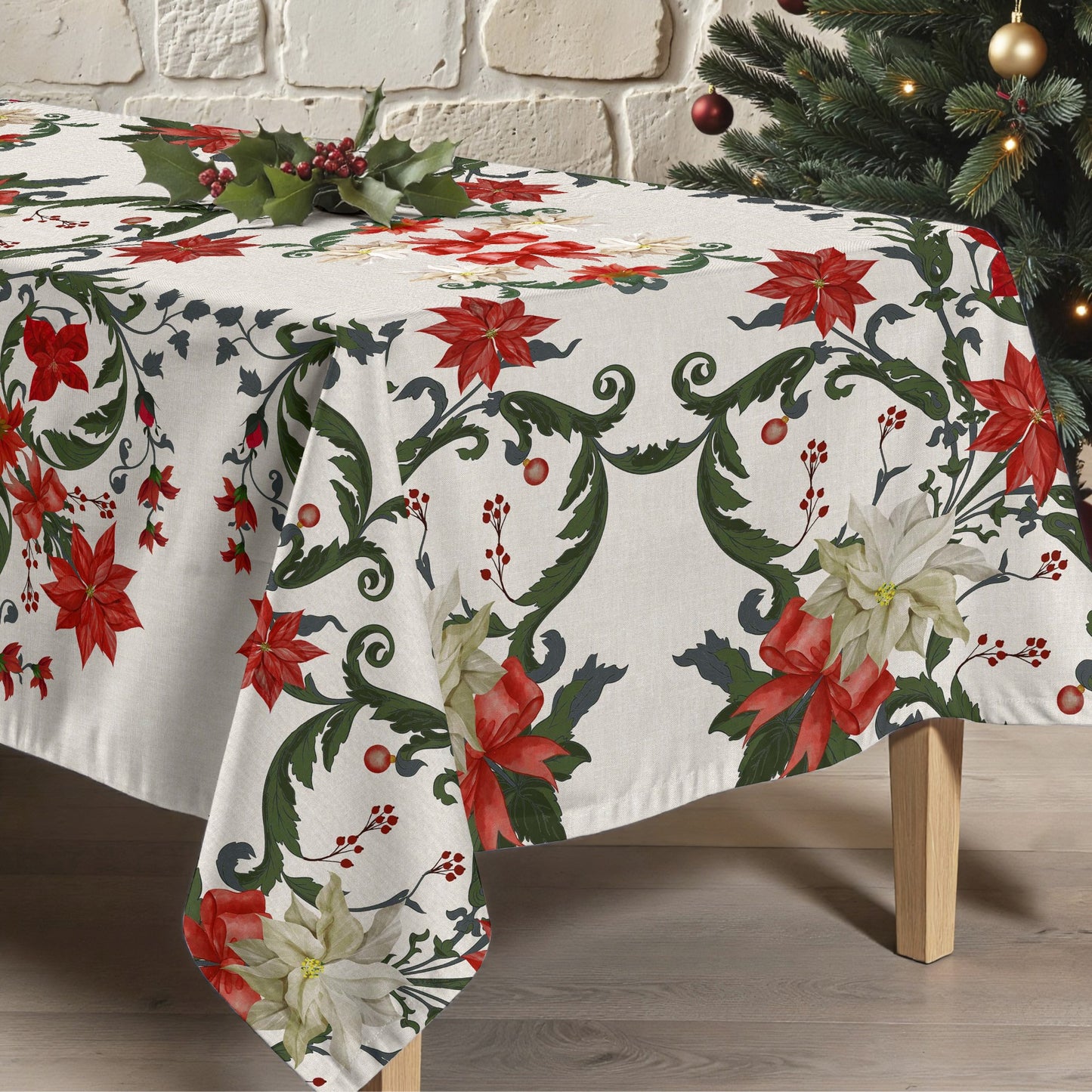 Mantel antimanchas Christmas Symetric