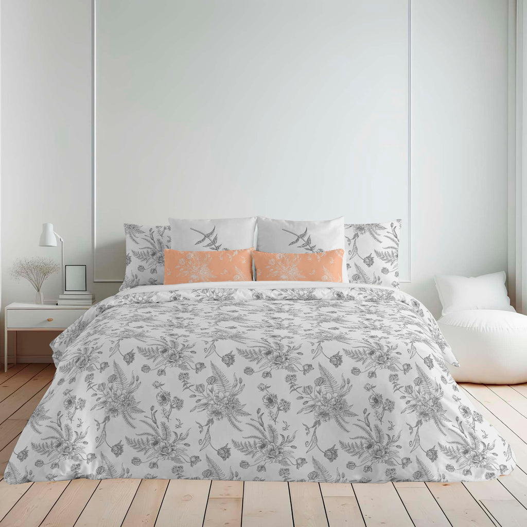 Springfield 100% cotton buttoned duvet cover