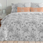 Springfield 100% cotton buttoned duvet cover