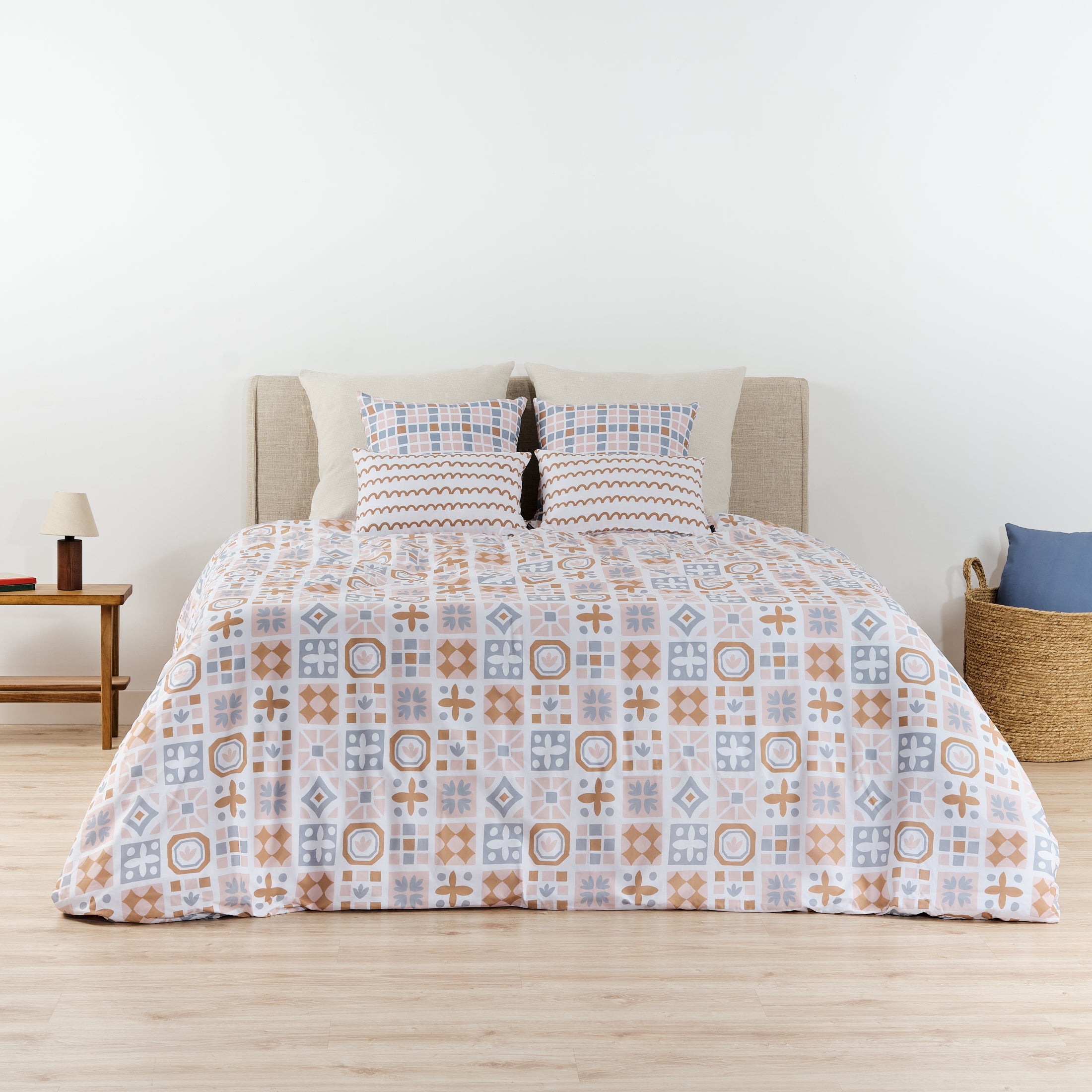 Duvet cover with bottle neck 100% cotton Tilburg