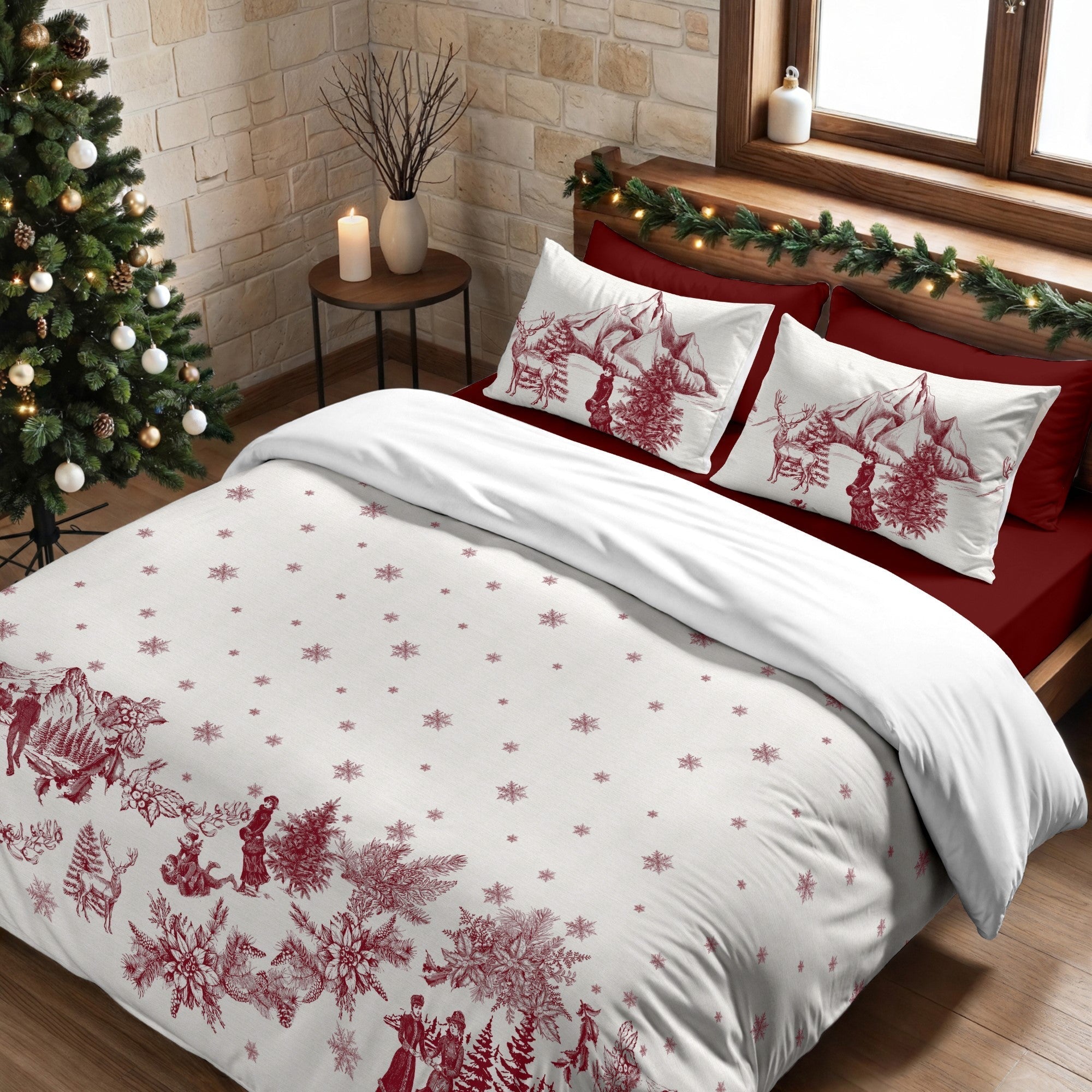 Funda nórdica con clicks Toile