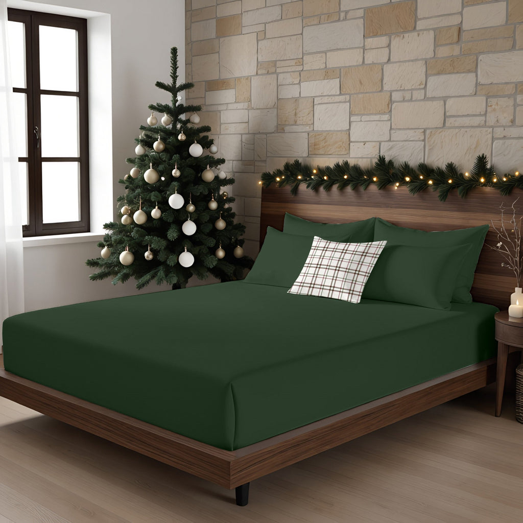 Bajera Verde liso 100% algodón