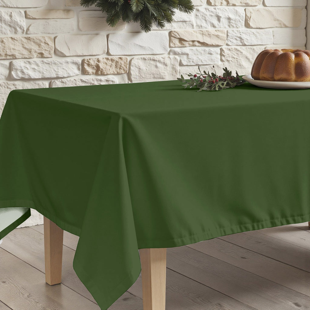 Mantel antimanchas Verde liso