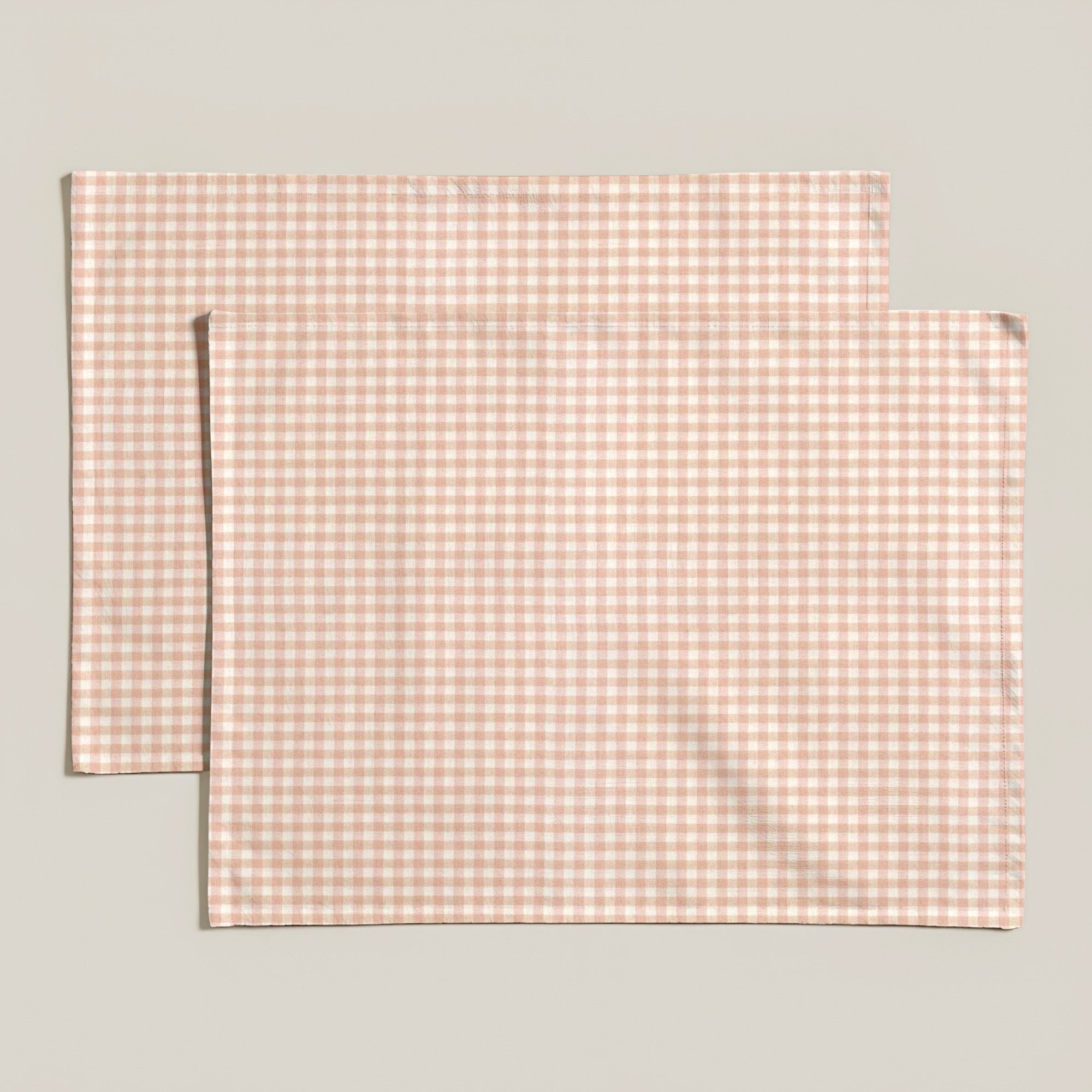 Pack of 2 resin individual tablecloths Squares 50-11 - 45x35 cm