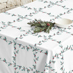 Nappe antitache Noël blanche 1